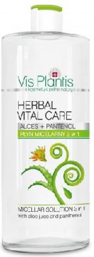 Vis Plantis Herbal Vital Care Płyn Micelarny 3w1 aloes + pantenol 500ml 1