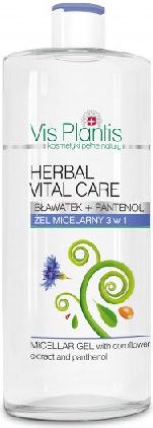 Vis Plantis Herbal Vital Care Żel Micelarny 3w1 bławatek + pantenol 500ml - 815013 1