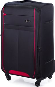 Solier Duża walizka miękka XL Solier STL1311 czarno-czerwona Nie dotyczy 1