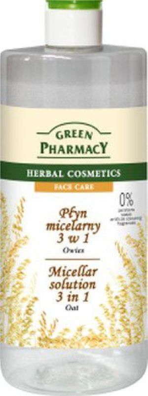 Green Pharmacy Płyn micelarny 3w1 z ekstraktem z owsa 500ml 1