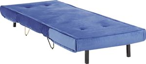 Beliani Sofa welurowa rozkładana granatowa VESTFOLD 7