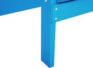 Shumee Krzesło ogrodowe z podnóżkiem niebieskie ADIRONDACK 8