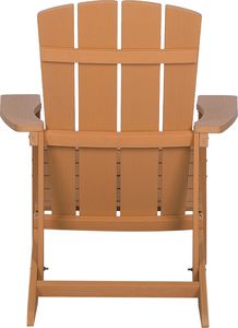 Shumee Krzesło ogrodowe z podnóżkiem jasne drewno ADIRONDACK 5