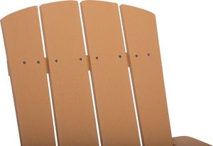 Shumee Krzesło ogrodowe z podnóżkiem jasne drewno ADIRONDACK 6