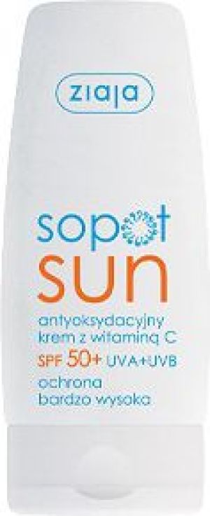 Ziaja Sopot Sun Krem antyoksydacyjny z witaminą C SPF 50+ 50ml 1