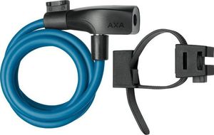 Axa Zapięcie rowerowe AXA Resolute 8-120, 8 mm x 120 cm w kolorze petrolowo niebieskim z mocowaniem do ramy roweru 1