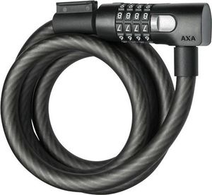 Axa Zapięcie rowerowe AXA Resolute C15-180, 15mm x 180cm, zamek szyfrowy, czarne 1