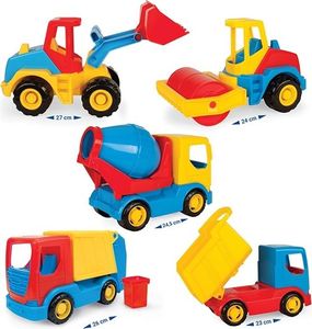 Wader TECH TRUCK AUTO BUDOWLANE BETONIARKA 24,5cm WADER 35313 2