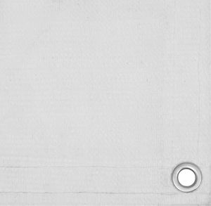 vidaXL Parawan balkonowy, biały, 75x500 cm, HDPE 3