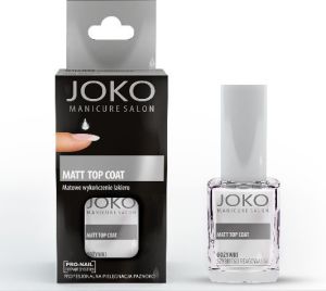 Joko Manicure Salon Odżywka do paznokci Matt Top Coat 10 ml 1