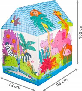 iPLAY Namiot namiocik domek plac zabaw dla dzieci zoo Ecotoys 6
