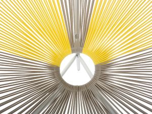 Shumee Zestaw 2 krzeseł rattanowy beżowo-żółty ACAPULCO 7