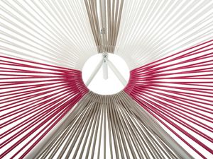 Shumee Zestaw 2 krzeseł rattanowych biało-beżowo-różowy ACAPULCO 7