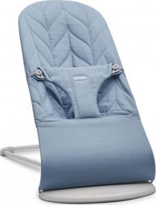 BabyBjorn Leżaczek Bliss Cotton, Petal Quilt, Niebieski 1