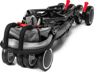 Wózek Moolino Wózek spacerówka Moolino Compact Czarno-szary 11
