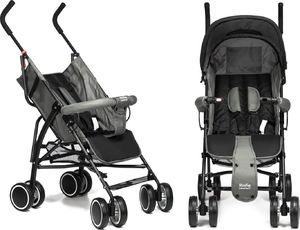 Wózek Moolino Wózek spacerówka Moolino Compact Czarno-szary 15