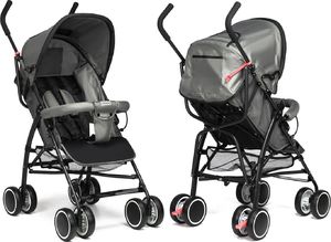 Wózek Moolino Wózek spacerówka Moolino Compact Czarno-szary 16