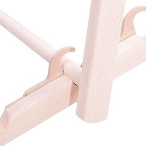 Springos Leżak ogrodowy drewniany do samodzielnego montażu z materiałem turkusowym 10