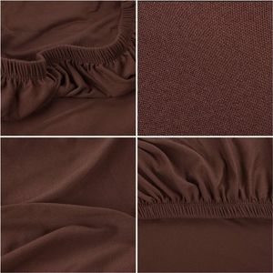 Springos Pokrowiec na krzesło uniwersalny brązowy UNIWERSALNY 4