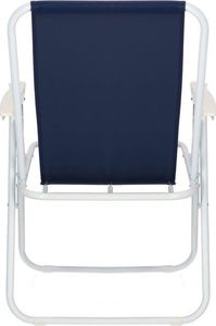 Springos Krzesło turystyczne składane na plażę i do ogrodu granatowy 11