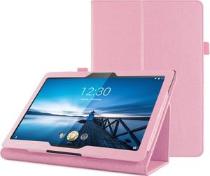 Etui na tablet 4kom.pl stojak do Lenovo Tab M10 10.1 TB-X605 Różowe + Szkło 1