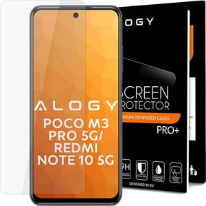 Alogy Szkło hartowane 9H Alogy na ekran do Xiaomi Poco M3 Pro 5G/ Redmi Note 10 5G 1