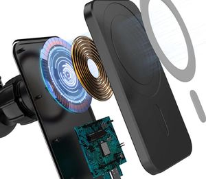 Alogy Uchwyt magnetyczny do samochodu MagSafe 15W 4