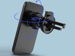 Alogy Uchwyt magnetyczny do samochodu MagSafe 15W 6