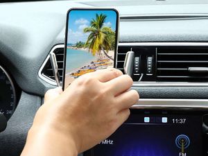 Alogy Uchwyt automatyczny do samochodu R2 QI 10W 13