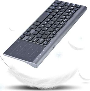 Klawiatura Alogy Touchpad (8909 Bluetooth KEYBOARD Win/iOs/Android Alogy touchpad gray) 2