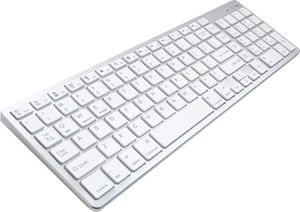 Klawiatura Alogy Bluetooth Bezprzewodowa Biała US 4