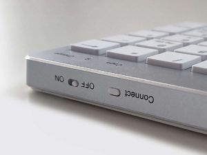 Klawiatura Alogy Bluetooth Bezprzewodowa Biała US 5