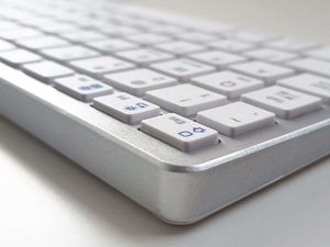 Klawiatura Alogy Bluetooth Bezprzewodowa Biała US 6