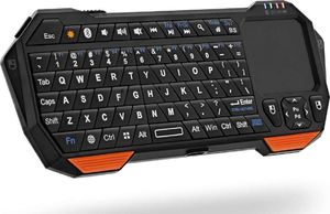 Klawiatura Alogy Touchpad Bezprzewodowa Czarna US (8903) 3