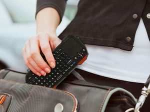 Klawiatura Alogy Touchpad Bezprzewodowa Czarna US (8903) 6