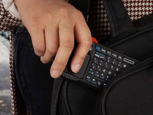 Klawiatura Alogy Touchpad Bezprzewodowa Czarna US (8903) 9