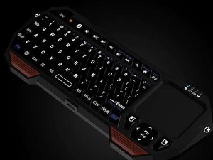 Klawiatura Alogy Touchpad Bezprzewodowa Czarna US (8903) 10