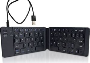 Klawiatura Alogy składana Bezprzewodowa Czarna US (8280) 2