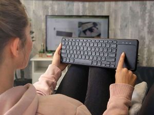 Klawiatura Alogy Touchpad Bezprzewodowa Czarna US (8939 Bluetooth KEYBOARD Win/iOs/Android Alogy touchpad) 2