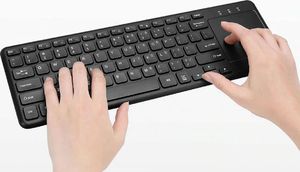 Klawiatura Alogy Touchpad Bezprzewodowa Czarna US (8939 Bluetooth KEYBOARD Win/iOs/Android Alogy touchpad) 7