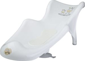 Maltex Fotelik do kąpieli z matą Zebra biały 6654 Maltex 1