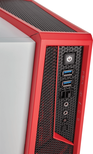 Obudowa Corsair SPEC-ALPHA Midi-Tower, Biało-czerwony, Okno (CC-9011083-WW) 16