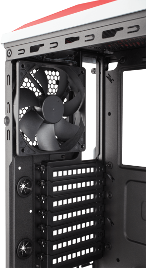 Obudowa Corsair SPEC-ALPHA Midi-Tower, Biało-czerwony, Okno (CC-9011083-WW) 17