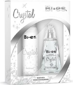 Bi-es Crystal Damski Komplet Woda perfumowana 100ml + Dezodorant 150ml 1