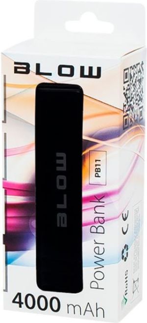 Powerbank Blow PB11 4000 mAh Czarny  (81-110#) 2