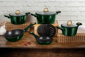 Berlinger Haus Garnki Tytanowe Berlinger Haus 10 Elem. Bh-6065 Emerald! 2
