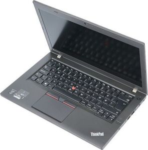 Laptop Lenovo Lenovo ThinkPad T450 i5-5300U 8GB 240GB SSD 1600x900 Klasa A-/C Windows 10 Home L21 7