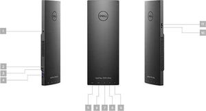 Komputer Dell OptiPlex 7070 Ultra Intel Core i3-8145U 8 GB 256 GB SSD Windows 10 Pro 6
