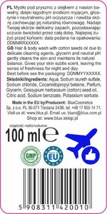 BluxCosmetics Mydło pod prysznic z olejkiem z bawełny 100ml 2