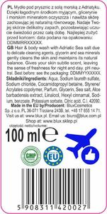 BluxCosmetics Mydło pod prysznic z solą morską z Adriatyku 100ml 2